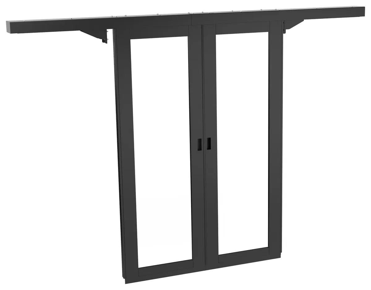 DATAROW 滑动门 48U 600 黑色 (2个/套) IEK DRW-FD05-48U-1200