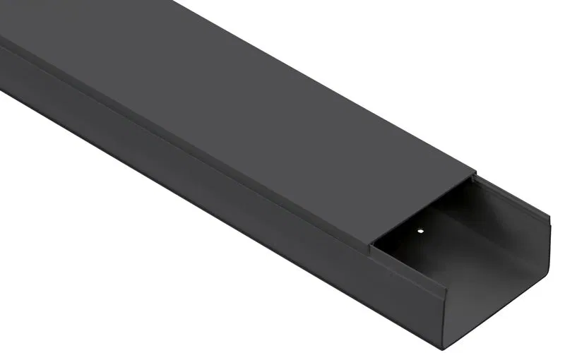 Кабель-канал 100х40 L2000 пластик ЭЛЕКОР черн. IEK EL-KK10-100-040-1-K02