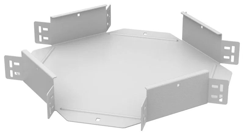 Ответвитель для лотка 80х200 2мм RAL 9016 ESCA 7 IEK ES7-KR-080-200-20-RGA