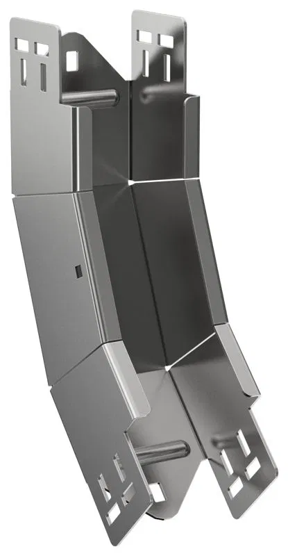 Угол для лотка вертикал. внутр. 45град. 80х80 2мм ESCA 7 IEK ES7-PN-45-080-080-20