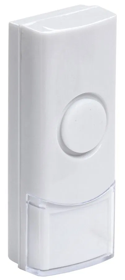 Кнопка для звонка беспроводного КЗБ2 IP44 белая IEK EZD21D-KZ-02-K01