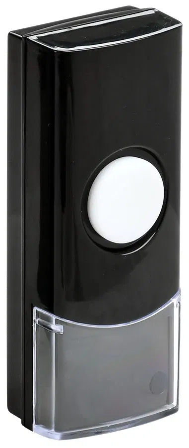 Кнопка для звонка беспроводного КЗБ2 IP44 черная IEK EZD21D-KZ-02-K02