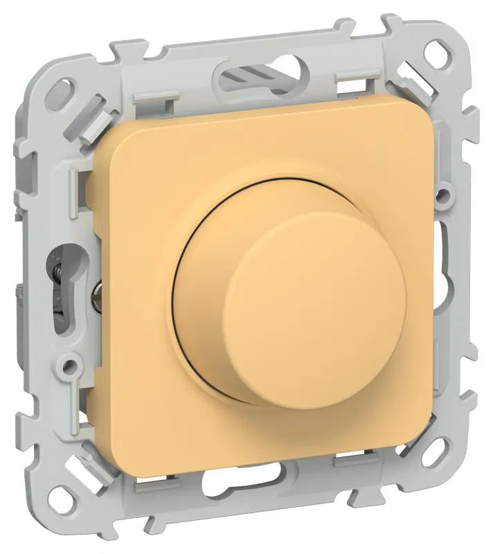 Светорегулятор проходной СП FLITE СС16-5-1-ФлЗ LED 250Вт механизм золотарник IEK FI-D22-0250-P-K90