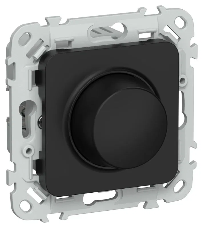 Светорегулятор проходной СП FLITE СС26-5-12-ФлЧ TRIAC 550Вт механизм черн. IEK FI-D23-0550-P-K02