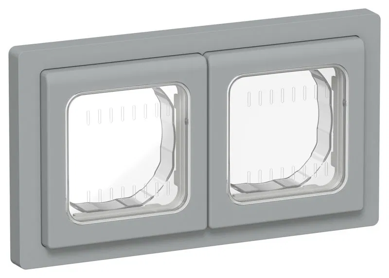 Рамка 2-м СП FLITE Рпро-2-55-ФлС IP55 сер. IEK FI-M20-32-55-K03
