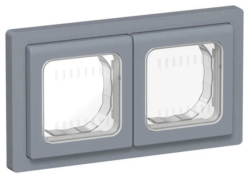 Рамка 2-м СП FLITE Рпро-2-55-ФлМ IP55 маренго IEK FI-M20-32-55-K35