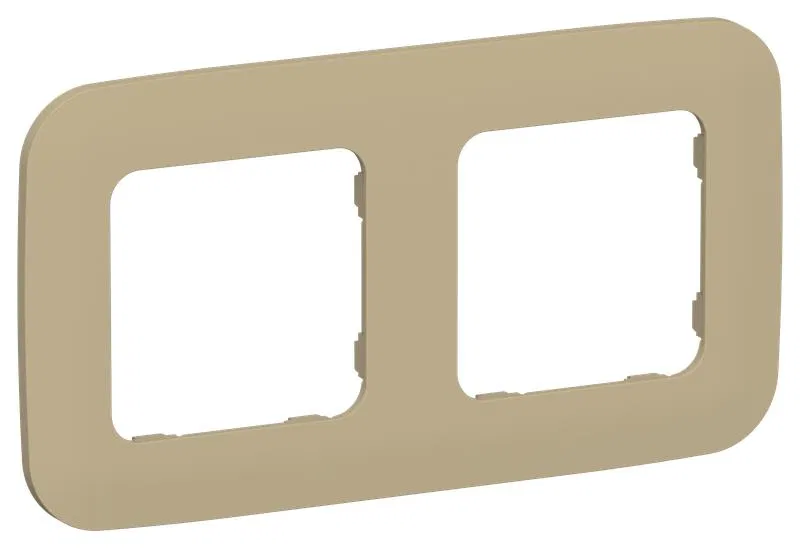 Рамка 2-м СП FLITE РУ-2-А-ФлХ хаки IEK FI-M22-31-20-K59