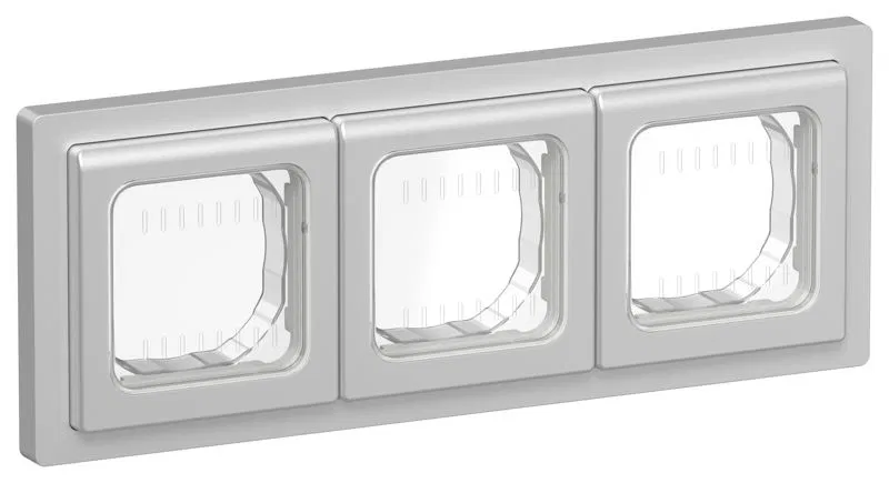 Рамка 3-м СП FLITE Рпро-3-55-ФлА IP55 алюм. IEK FI-M30-32-55-K47