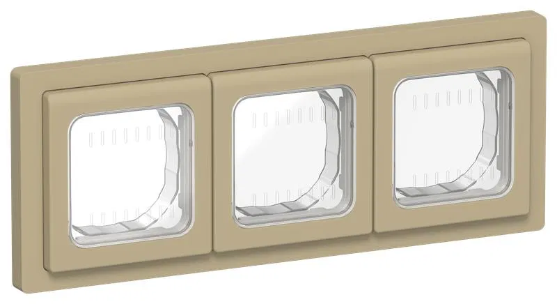 Рамка 3-м СП FLITE Рпро-3-55-ФлХ IP55 хаки IEK FI-M30-32-55-K59