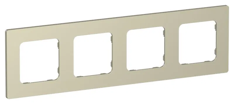 Рамка 4-м СП FLITE РУ-4-К-ФлШ шампань IEK FI-M42-32-20-K37