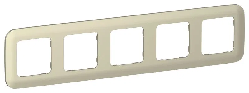 Рамка 5-м СП FLITE РУ-5-А-ФлШ шампань IEK FI-M52-31-20-K37