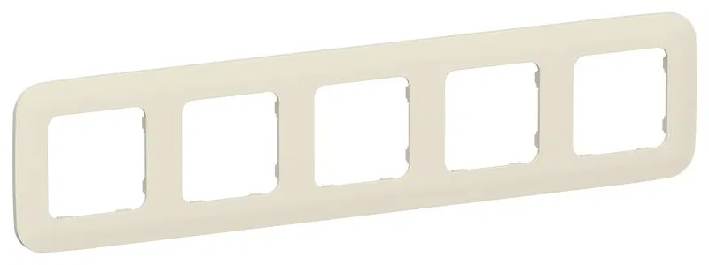 Рамка 5-м СП FLITE РУ-5-А-ФлСл сливочный IEK FI-M52-31-20-K86