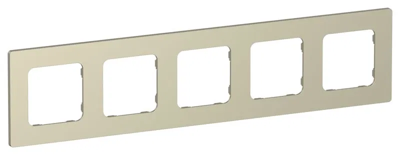 Рамка 5-м СП FLITE РУ-5-К-ФлШ шампань IEK FI-M52-32-20-K37