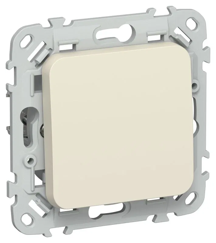 Выключатель кнопочный 1-кл. СП FLITE ВС11-2-0-ФлСл 10А механизм сливочный IEK FI-V14-0-10-1-K86