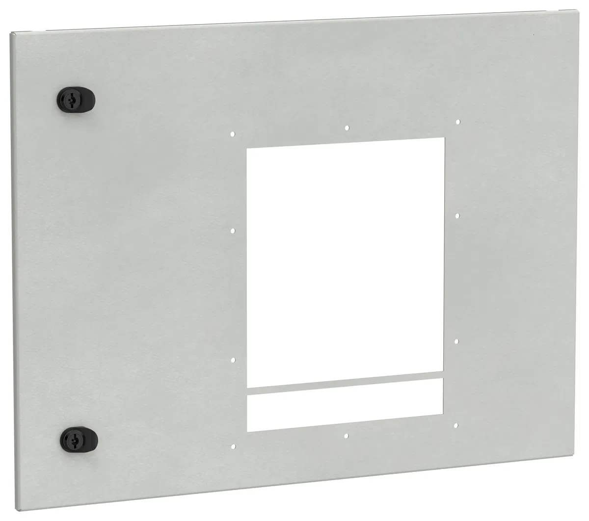 Sectional external door with cutout for ARMAT ACB size E/F retractable type 3/4P 600x800mm IP31 (RAL7035 shagreen) IEK FO-00-ESDEF-060-080-1
