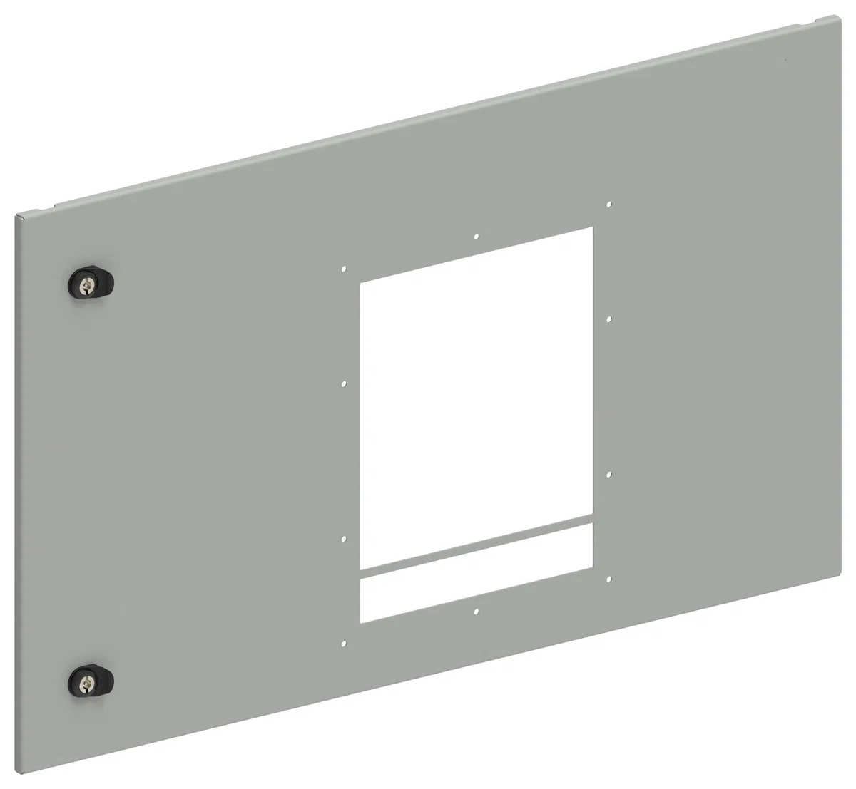 Sectional external door with cutout for ARMAT ACB size G pull-out version 3/4P 600x1000mm IP31 (RAL7035 shagreen) IEK FO-00-ESDG-060-100-1