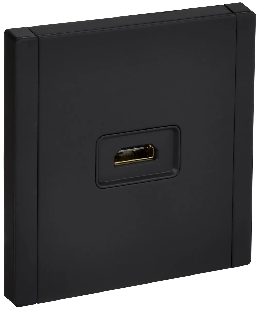 Розетка HDMI FORTE&PIANO FP140M черн. IEK FP-H10-M-K02