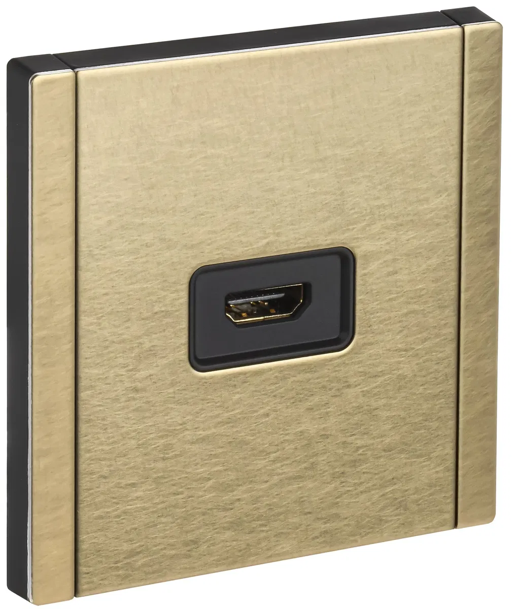 FORTE&PIANO HDMI插座 FP640M 金属香槟色 IEK FP-H10-M-K37