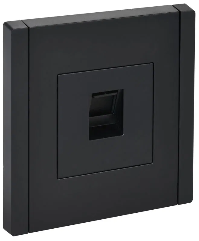 Розетка компьютерная RJ45 кат.6 FORTE&PIANO FP131 черн. IEK FP-K10-2-K02