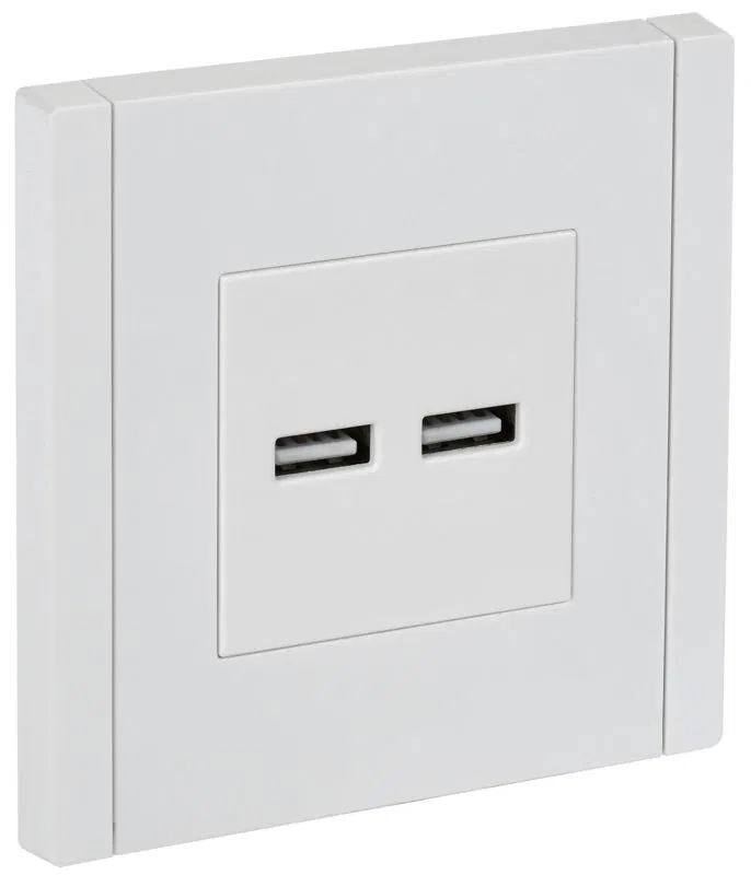 Розетка USB A+A 3.1А FORTE&PIANO FP249 бел. IEK FP-U21-D31-K01