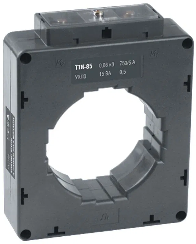 Трансформатор тока ТТИ-85 750/5А 15ВА 0,5 IEK ITT50-2-15-0750