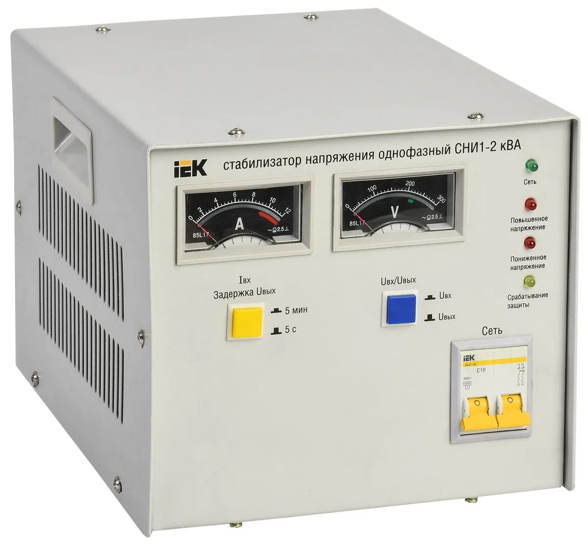 Single-phase voltage stabilizer SNI1-2 kVA IEK IVS10-1-02000