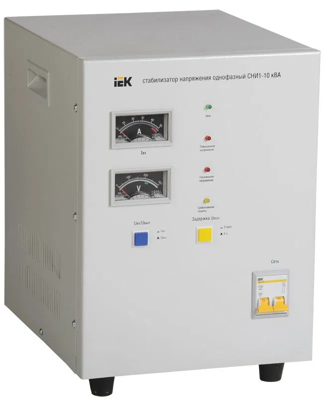 Стабилизатор напряжения однофазный СНИ1-10 кВА IEK IVS10-1-10000