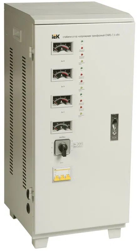 Three-phase voltage stabilizer SNI3-7.5 kVA IEK IVS10-3-07500