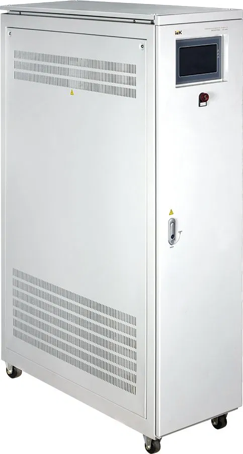 Three-Phase Floor-Standing Voltage Stabilizer 100kVA INDUSTRIAL IEK IVS10-3-100-12