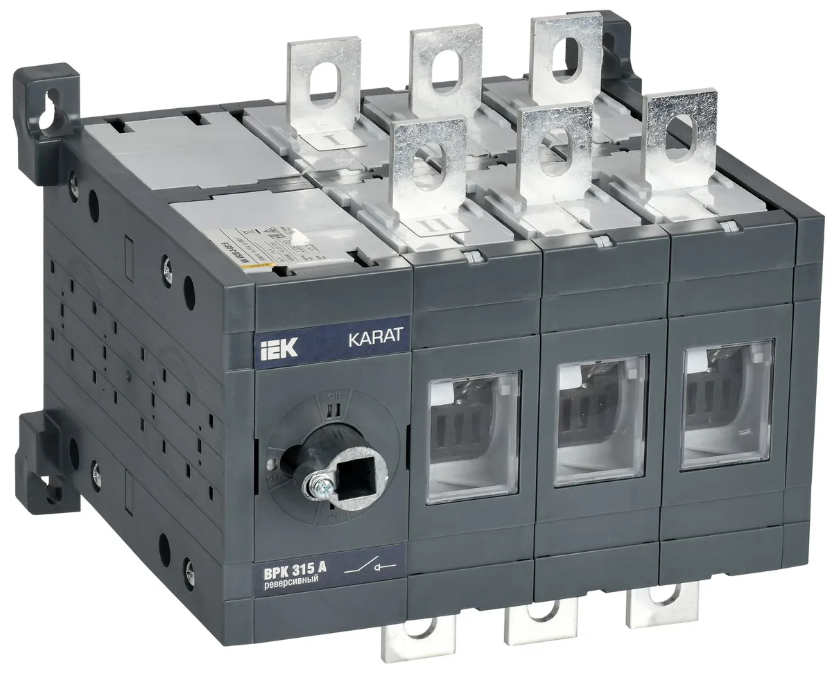 KARAT Выкл-разъед. ВРК реверс. без рукоятки 3P 315А IEK KA-VR20-3-0315 IEK