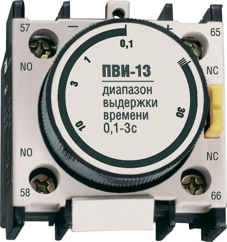 Приставка ПВИ 13 0.1-3сек 1НО+1НЗ KARAT IEK KPV10-11-3