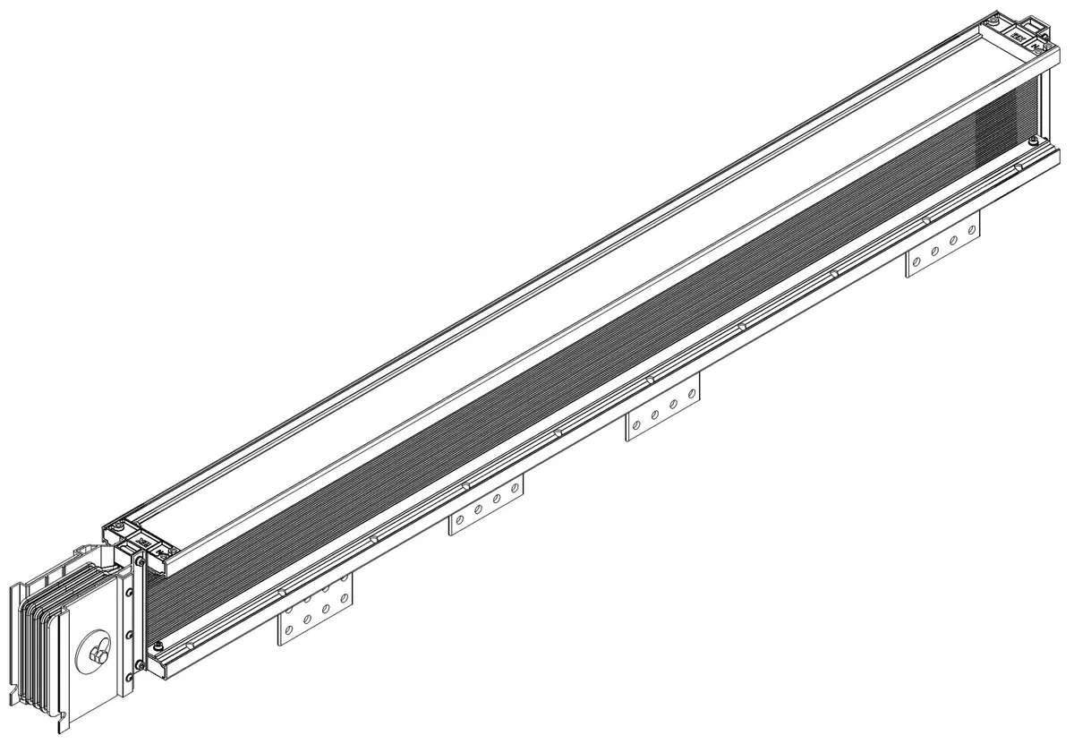 LINEBAR Connection section for transformer type1 800A Al 3L+N+PER IP55 transportable IEK LB-0800A4-35-F-C1