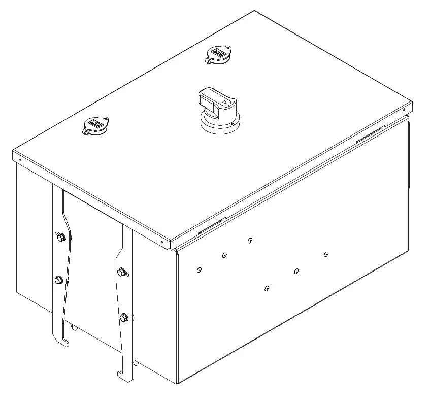 LINEBAR Коробка отбора мощности типа Plug-in 100А Al 3L+N+PER IP55 LB-100A4-35-PB-KOM-Y0 IEK