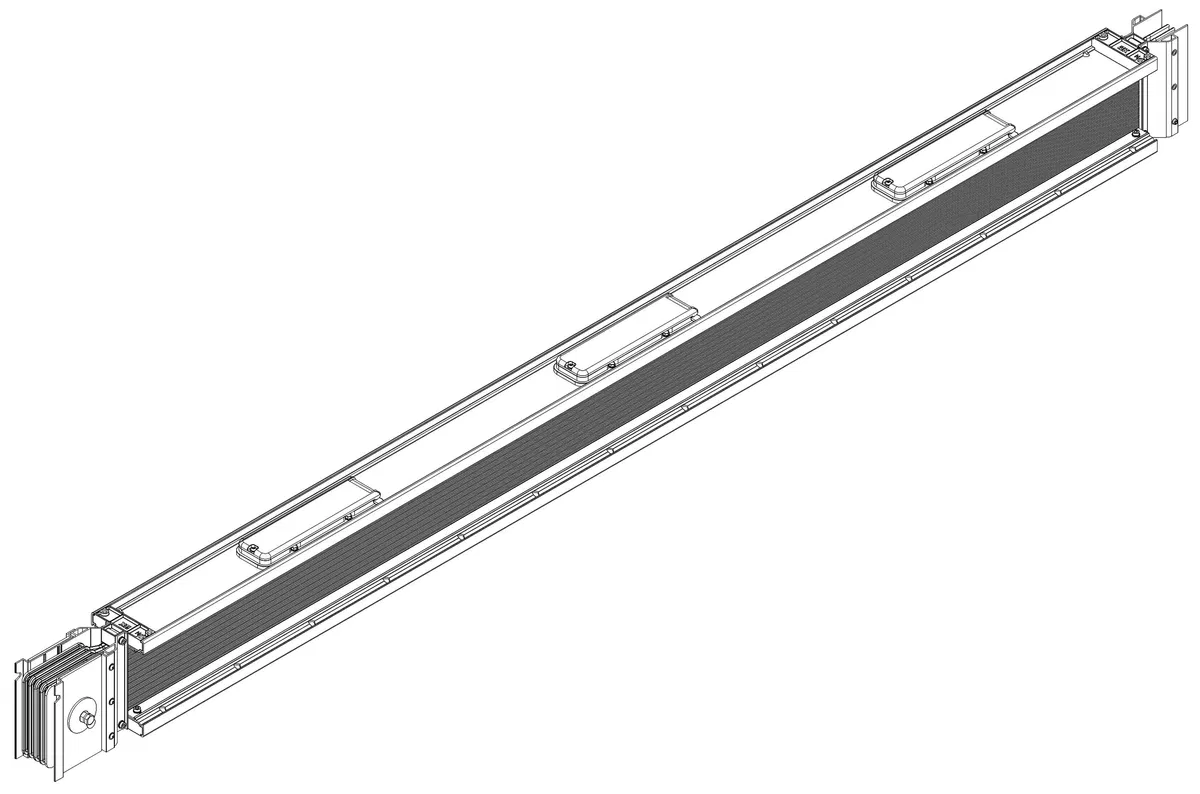 LINEBAR Straight distribution section 1600A Al 3L+N+PER IP55 1+0 IEK LB-1600A4-35-D-S10