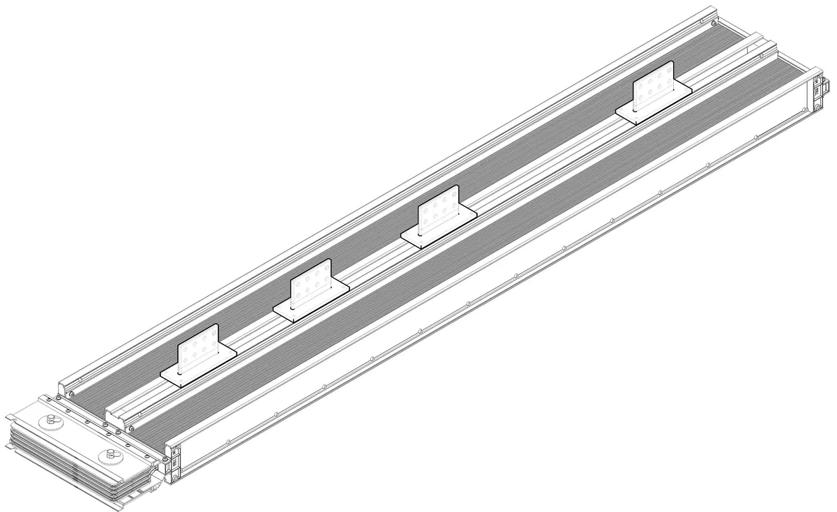 LINEBAR 变压器连接节 型2 3200A Al 3L+N+PER IP55 运输型 IEK LB-3200A4-35-F-C2