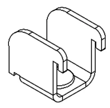 LINEBAR IEK LB-35-F-H 母线槽安装卡扣