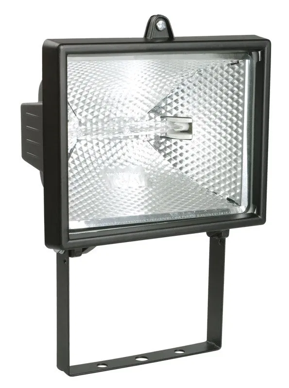 Прожектор галогенный ИО500 IP54 черный IEK LPI01-1-0500-K02