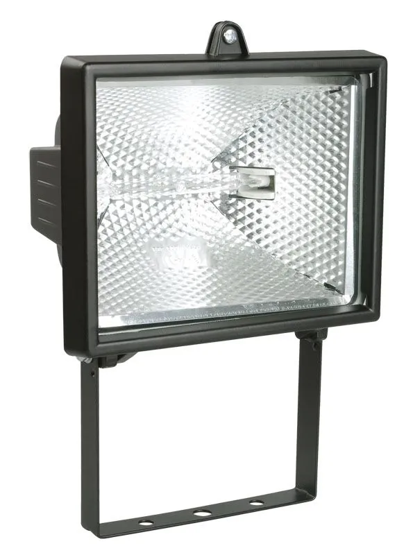 Прожектор галогенный ИО500 IP54 черный IEK LPI01-1-0500-K02