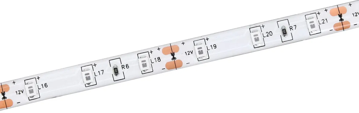 Лента светодиодная 5м LSR-2835G60-4,8-IP65-12В IEK LSR1-5-060-65-3-05