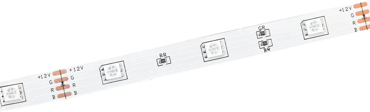 Лента светодиодная 3м LSR-5050RGB30-7,2-IP20-12В IEK LSR2-3-030-20-3-03