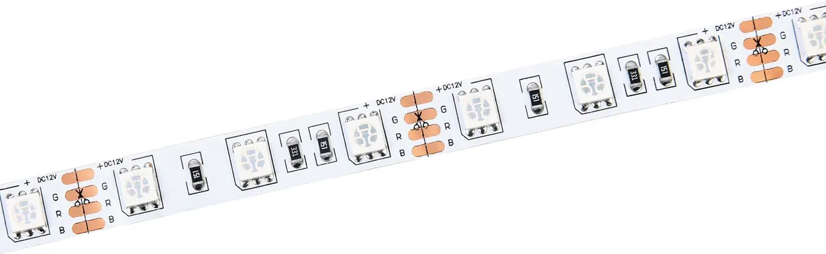 Лента светодиодная 3м LSR-5050RGB60-14,4-IP20-12В IEK LSR2-3-060-20-3-03