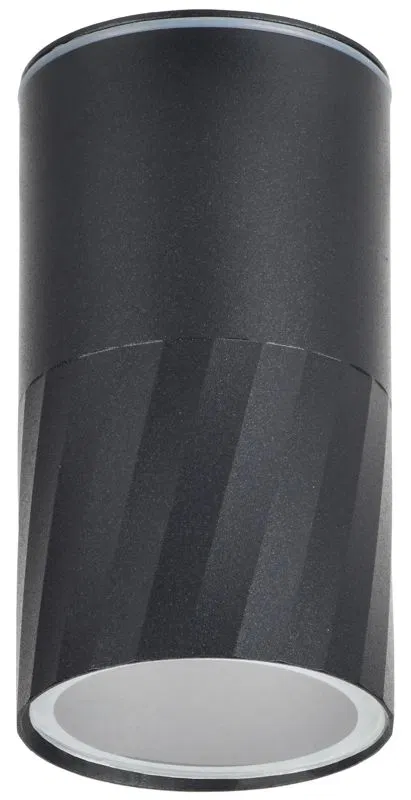 Светильник 5222 GU10 IP65 уличный потолочный черн. IEK LT-UPU0-5222-GU10-1-K02