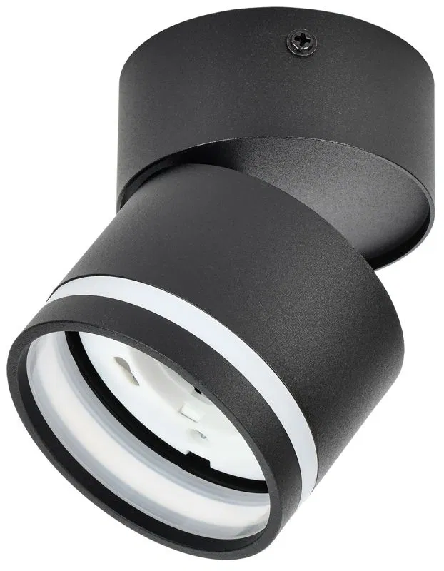 Светильник 4034 GX53 настенно-потолочный черн. IEK LT-USB0-4034-GX53-1-K02