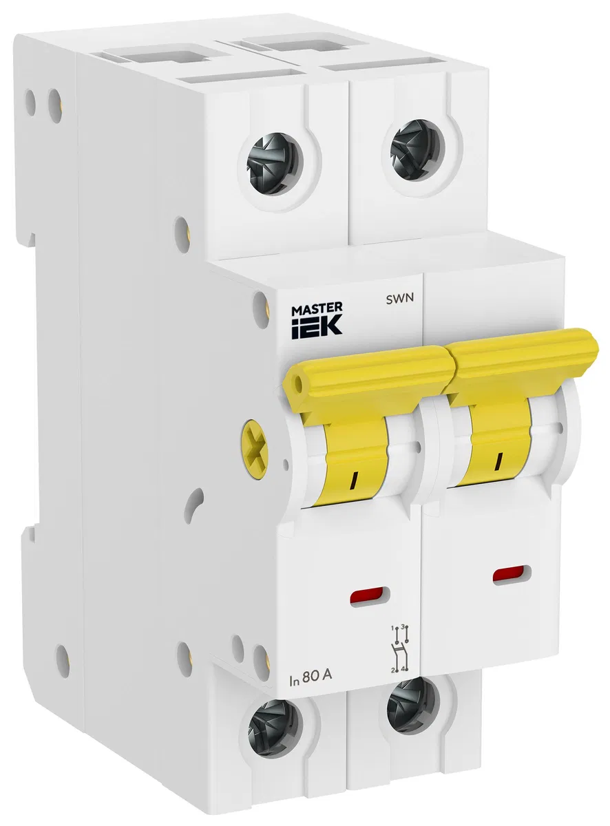 Switch-disconnector SWN 2P 80A MASTER IEK MI-SWN-2-080