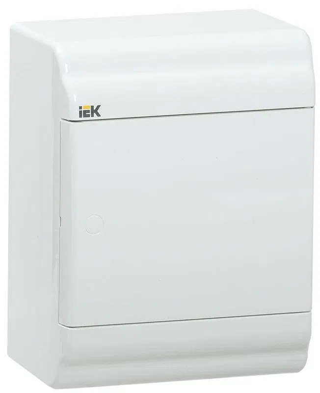 Бокс ЩРН-П-4 мод. навесной пластик IP41 PRIME бел. дверь IEK MKP82-N-04-WD-41-20