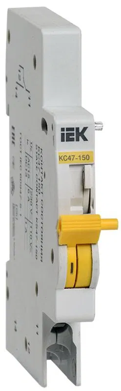 Контакт состояния КС47-150 на DIN-рейку для ВА47-150 KARAT IEK MVA50D-KS-1