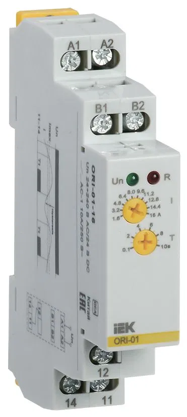 Реле контроля тока ORI 1,6-16А 24-240В AC/24В DC IEK ORI-01-16