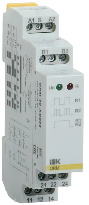 Импульсное реле ORM. 2 конт. 230 В AC IEK ORM-02-AC230 IEK