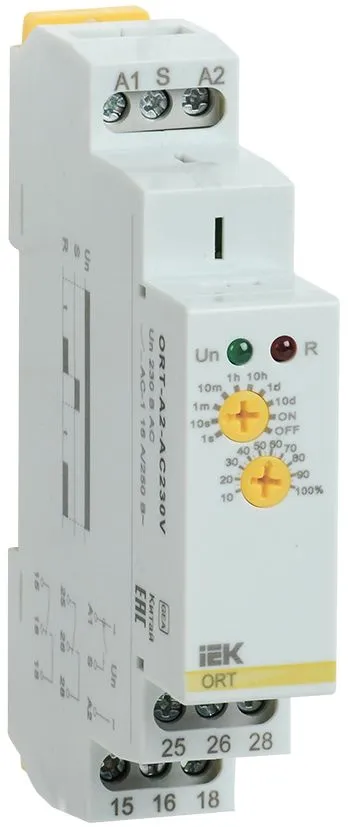 Реле задержки включения ORT 2 контакта 230В AC IEK