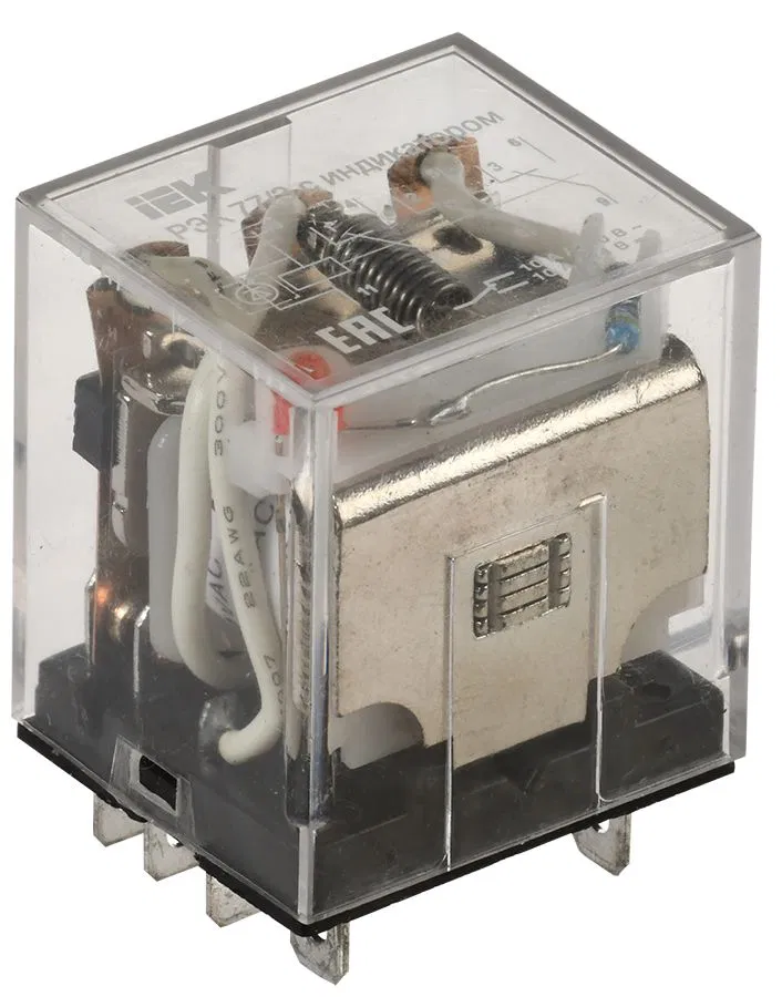 Реле РЭК77/3 с индикацией 10А 24В AC IEK RRP10-3-10-024A-LED